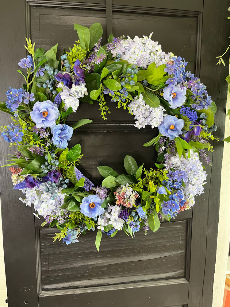 Summer Blues Wreath