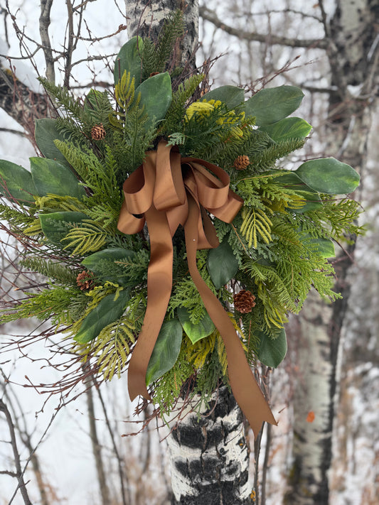 Chocolate Winter Wreath