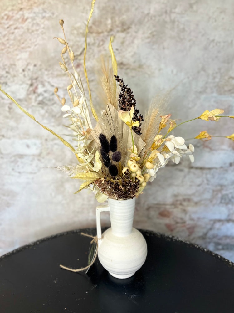 Black and Cream Boho Arrangement