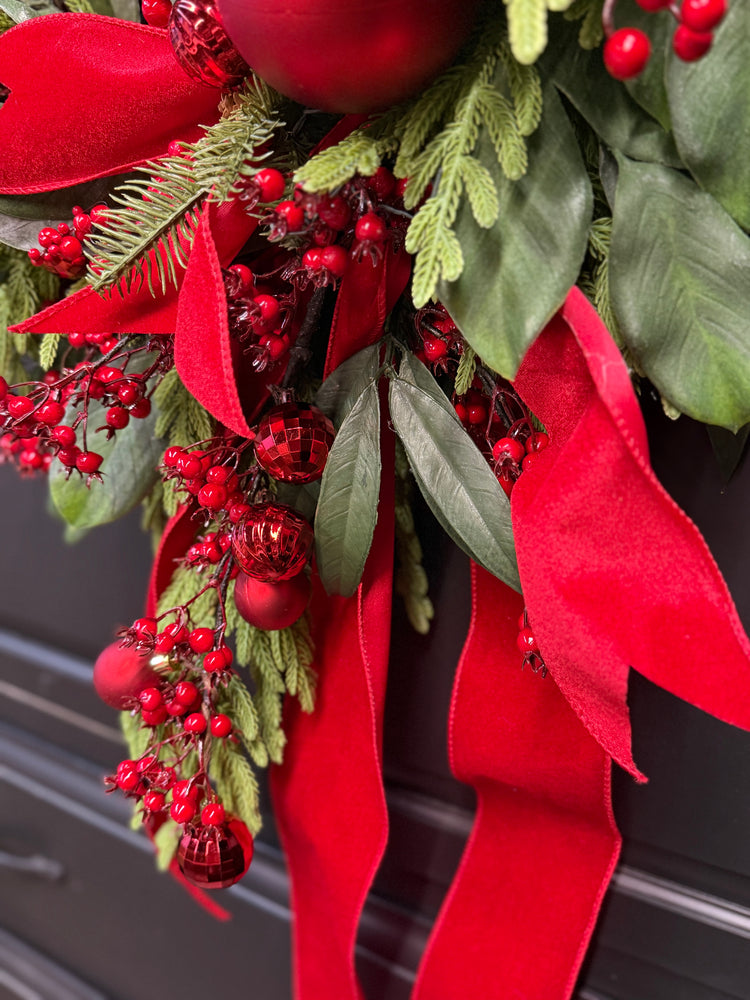 Red Luxe Wreath