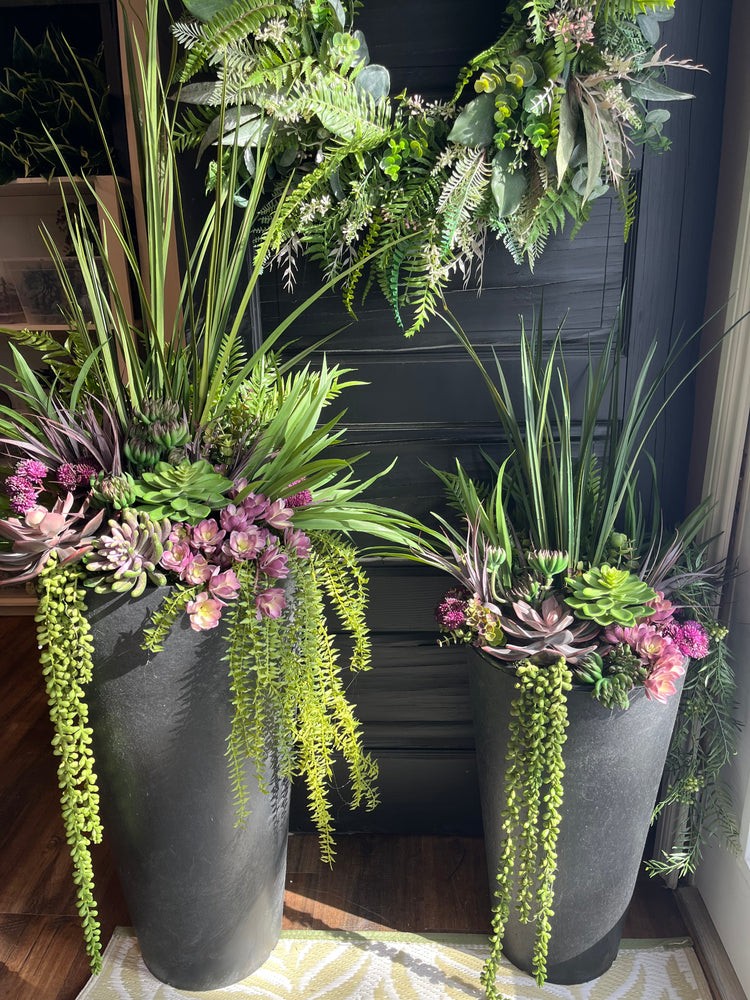 Small Purple succulent planter insert