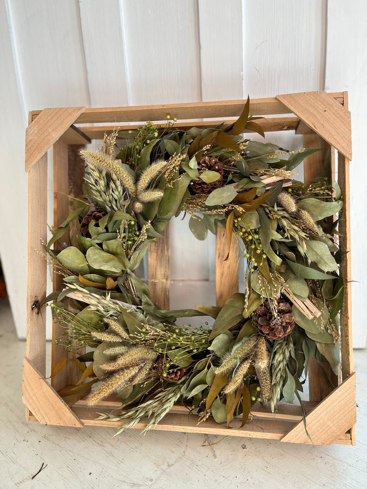 Sage harvest wreath