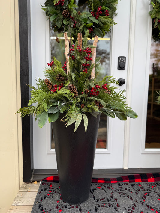 Winterberry urn filler
