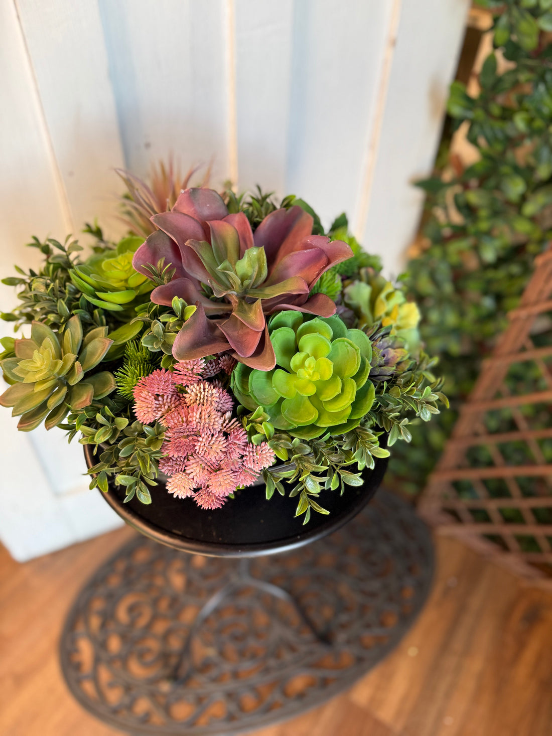 Purple Succulent Arrangement