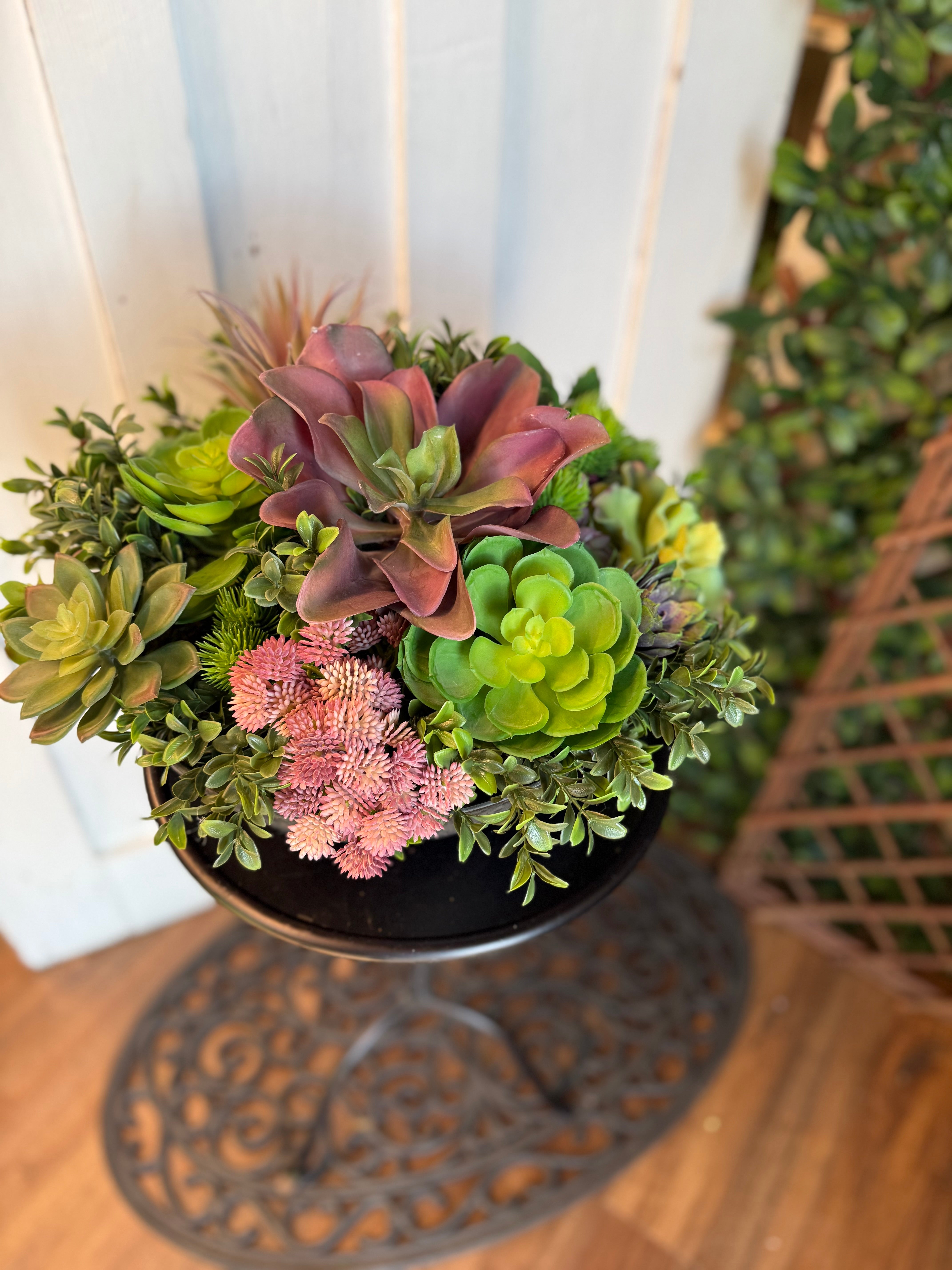 Purple Succulent Arrangement