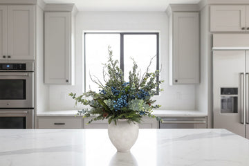 Blueberry Juniper Vase Arrangement