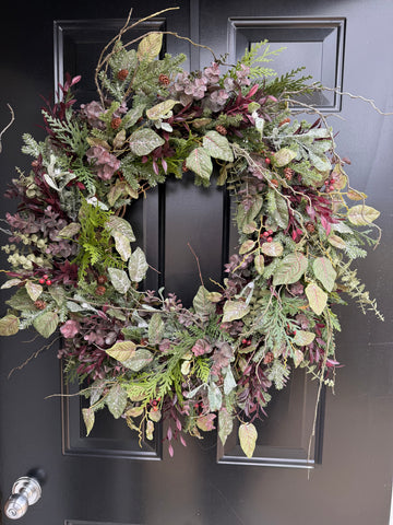Burgundy Nature Wreath