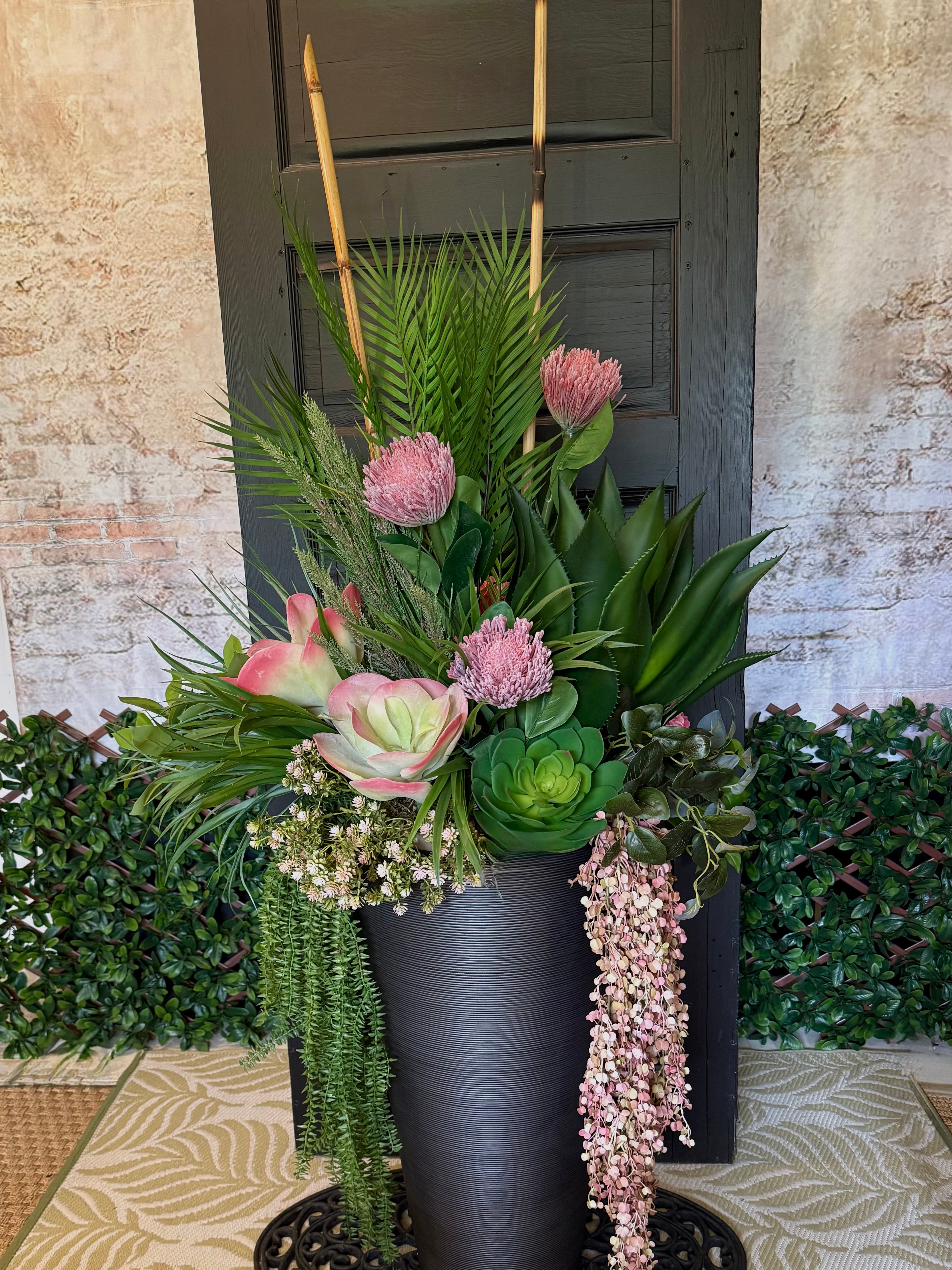 Large Tropical Drop in Planter