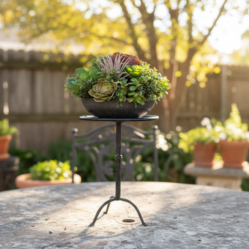 Purple Succulent Arrangement
