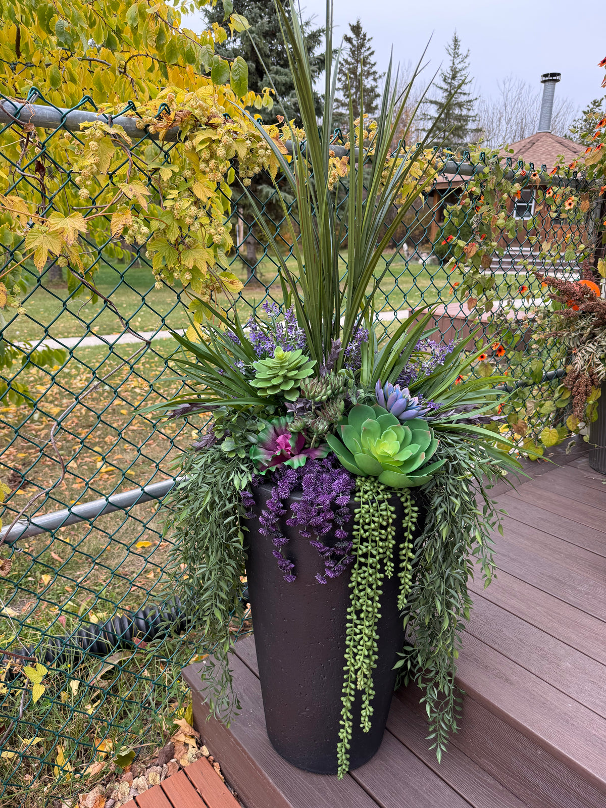 Large Succulent Drop-In Planter Insert