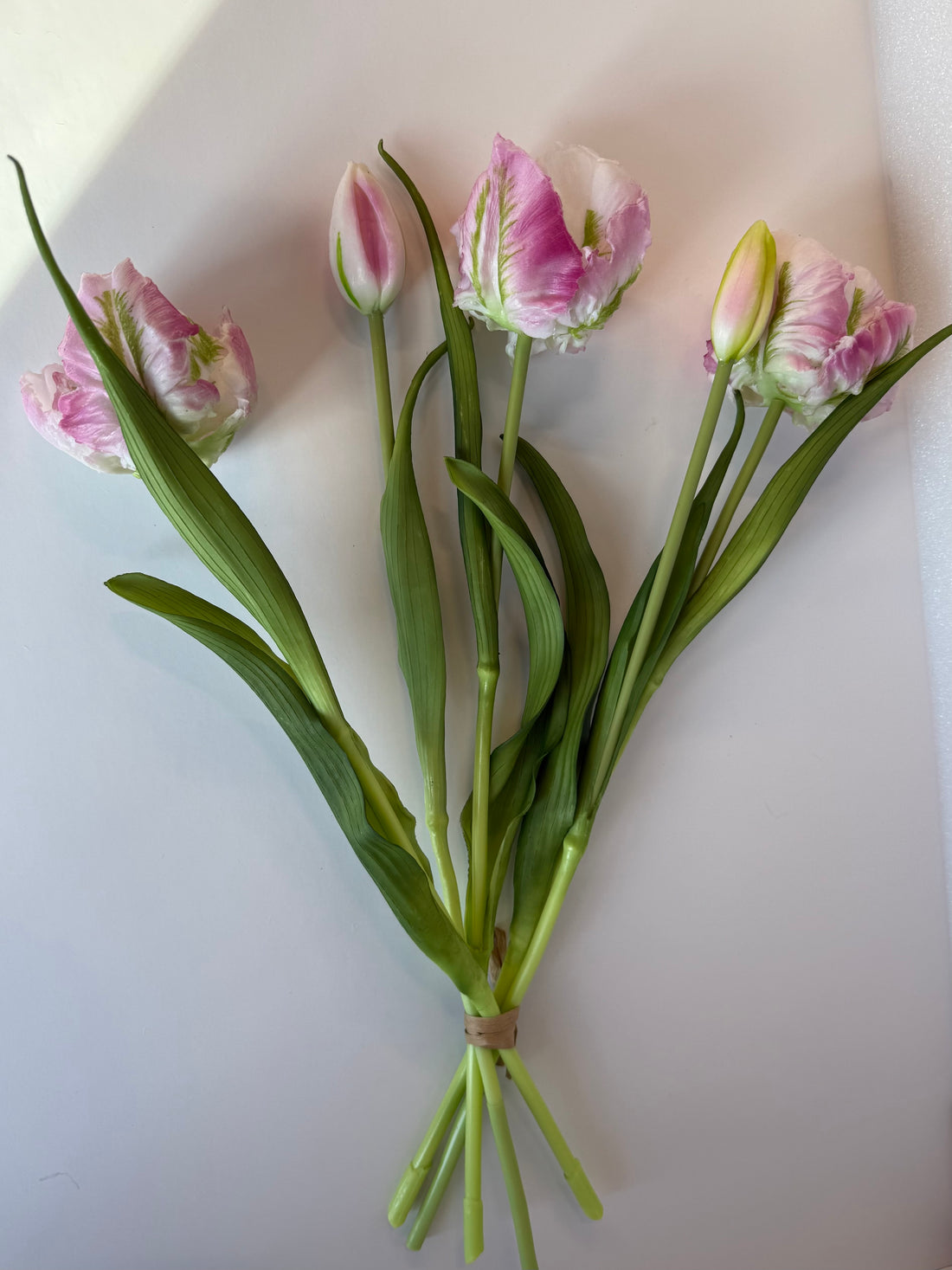 Fresh Touch Pink Ruffled Tulip