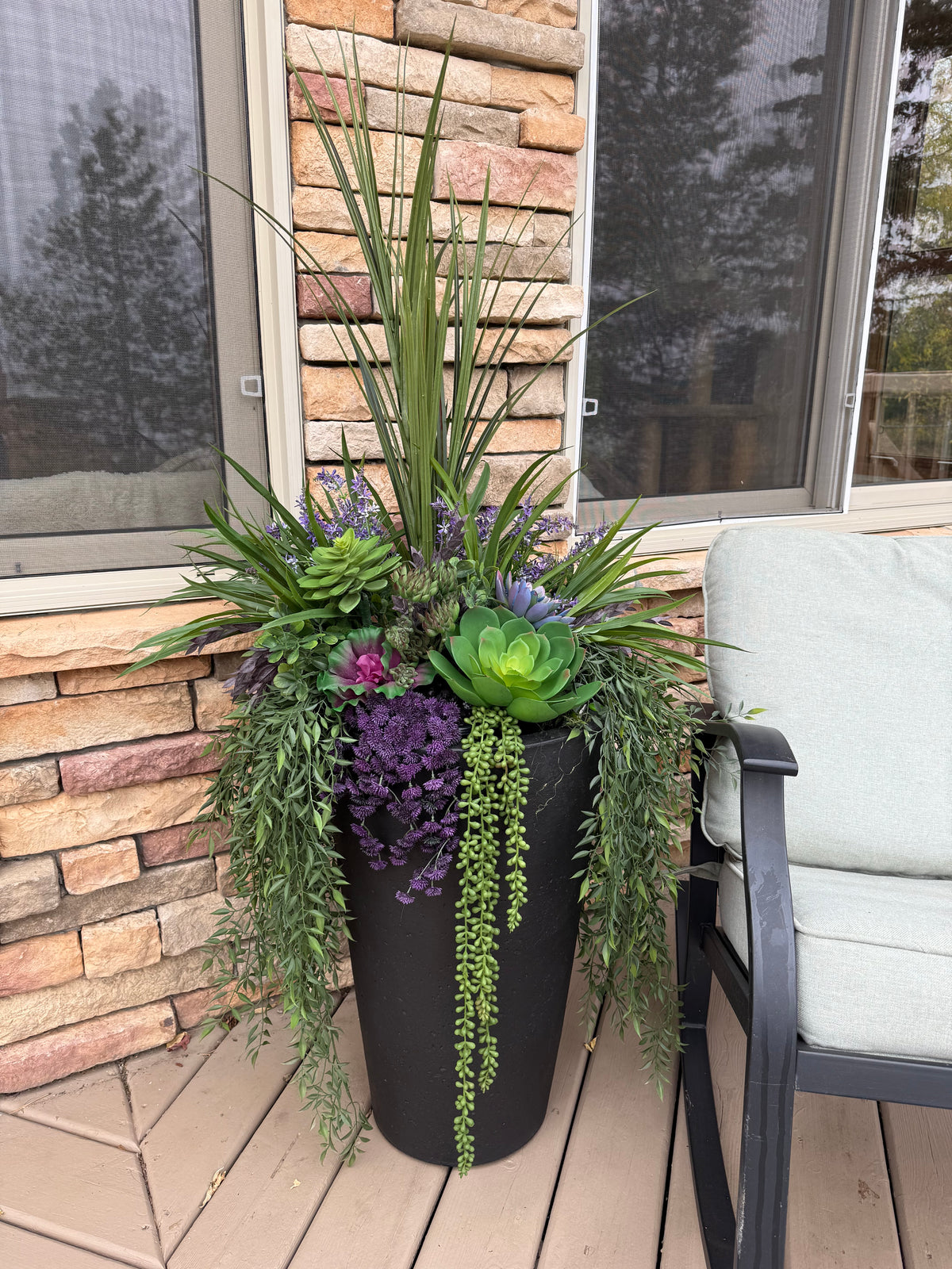 Large Succulent Drop-In Planter Insert