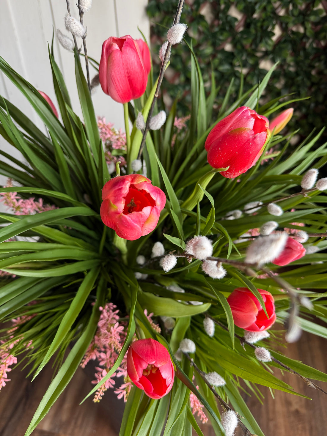 Pink Tulip Planter Insert