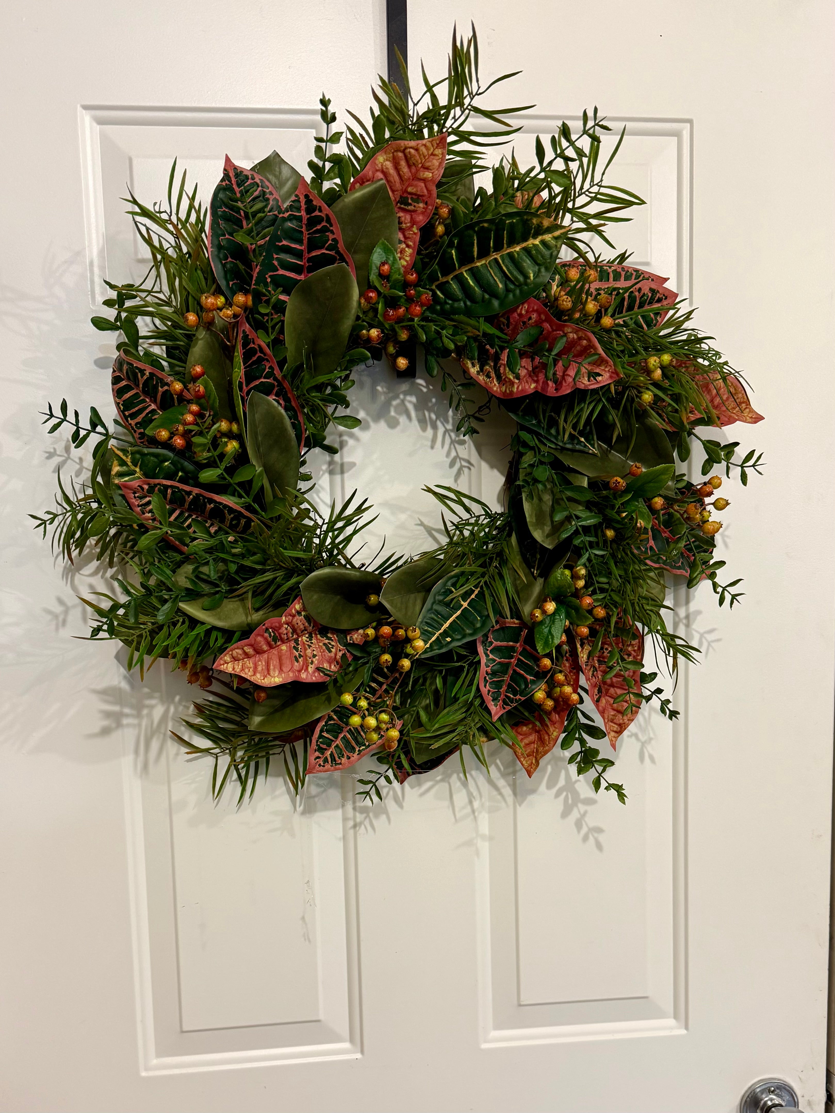 Magnolia Berry Wreath