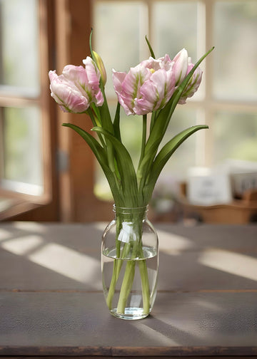 Fresh Touch Pink Ruffled Tulip