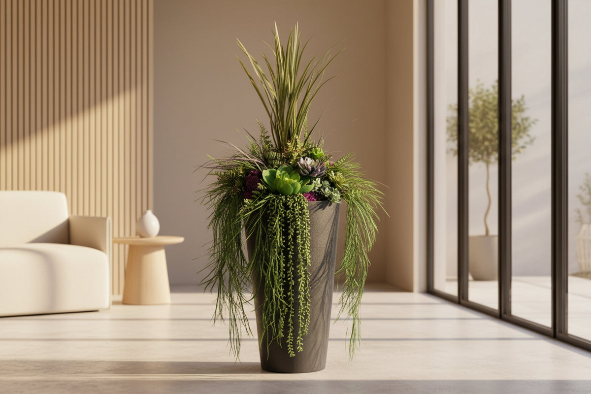 Planters that look freshly designed, every day of the year.