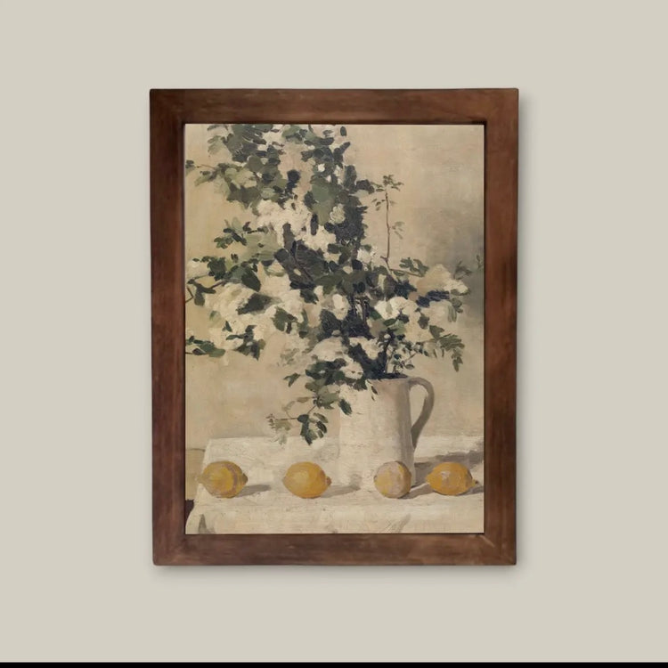 Farmhouse lemon framed art