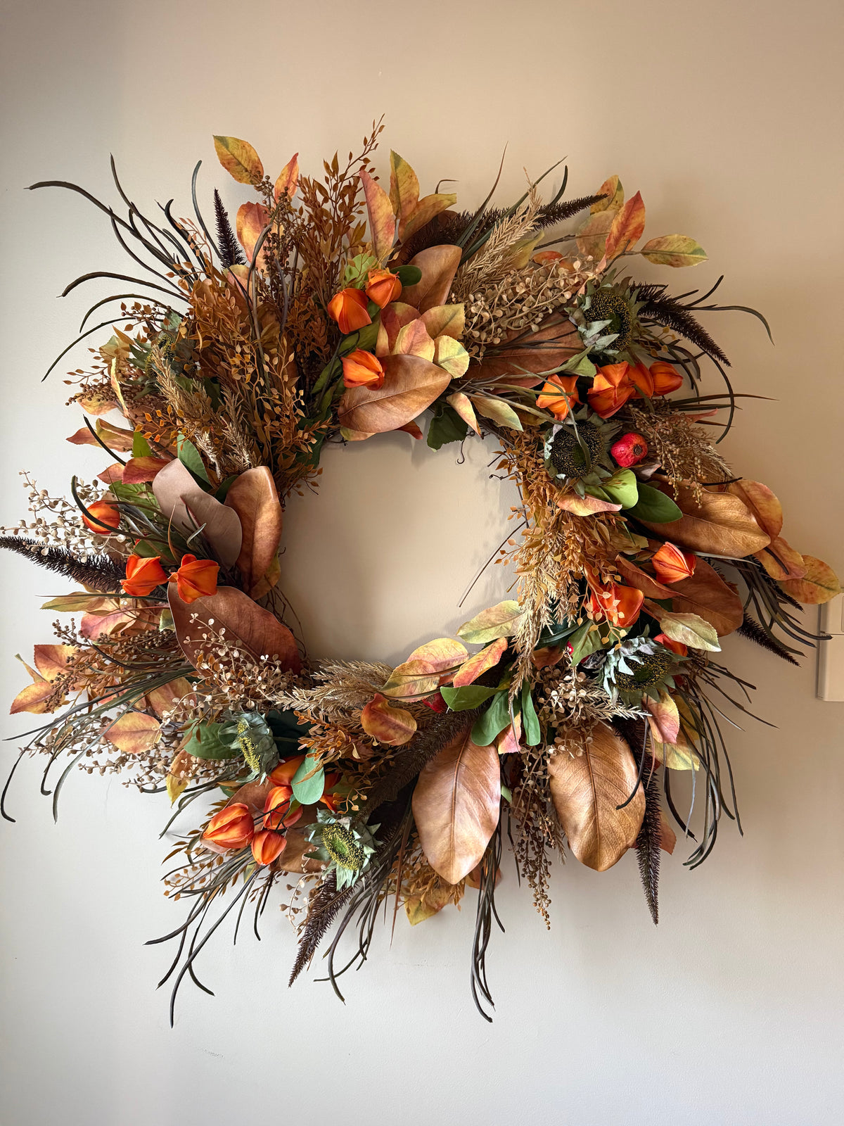 Harvest Glow Botanical Wreath