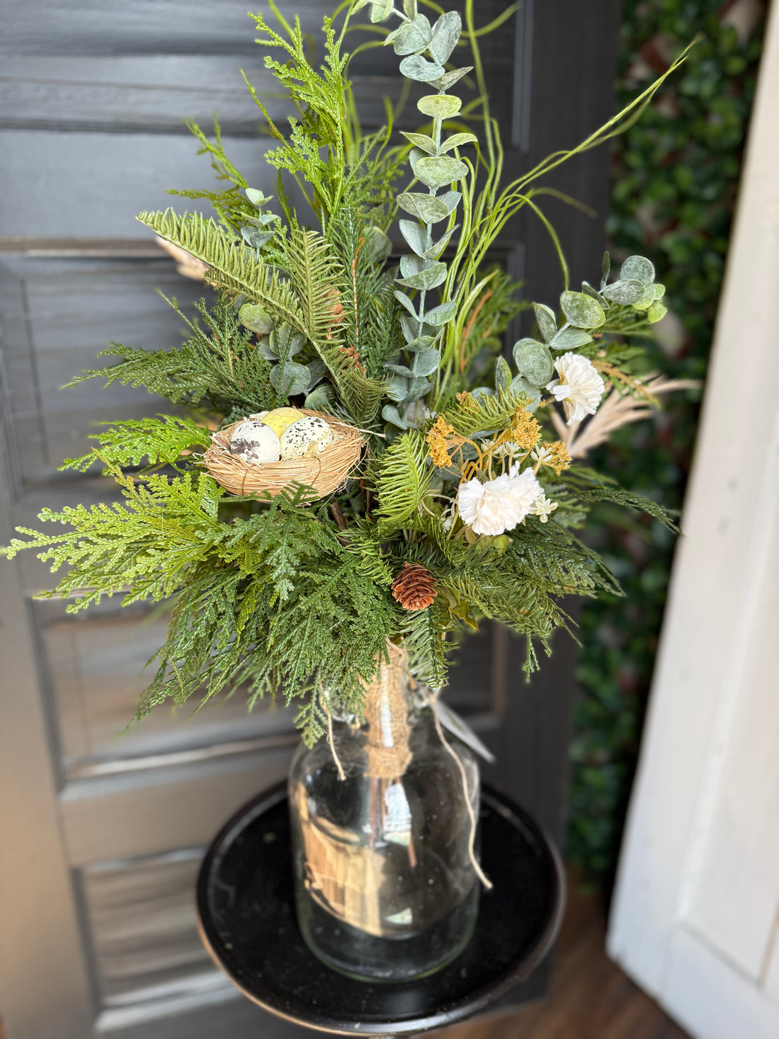 Nature Bouquet in Glass Jug