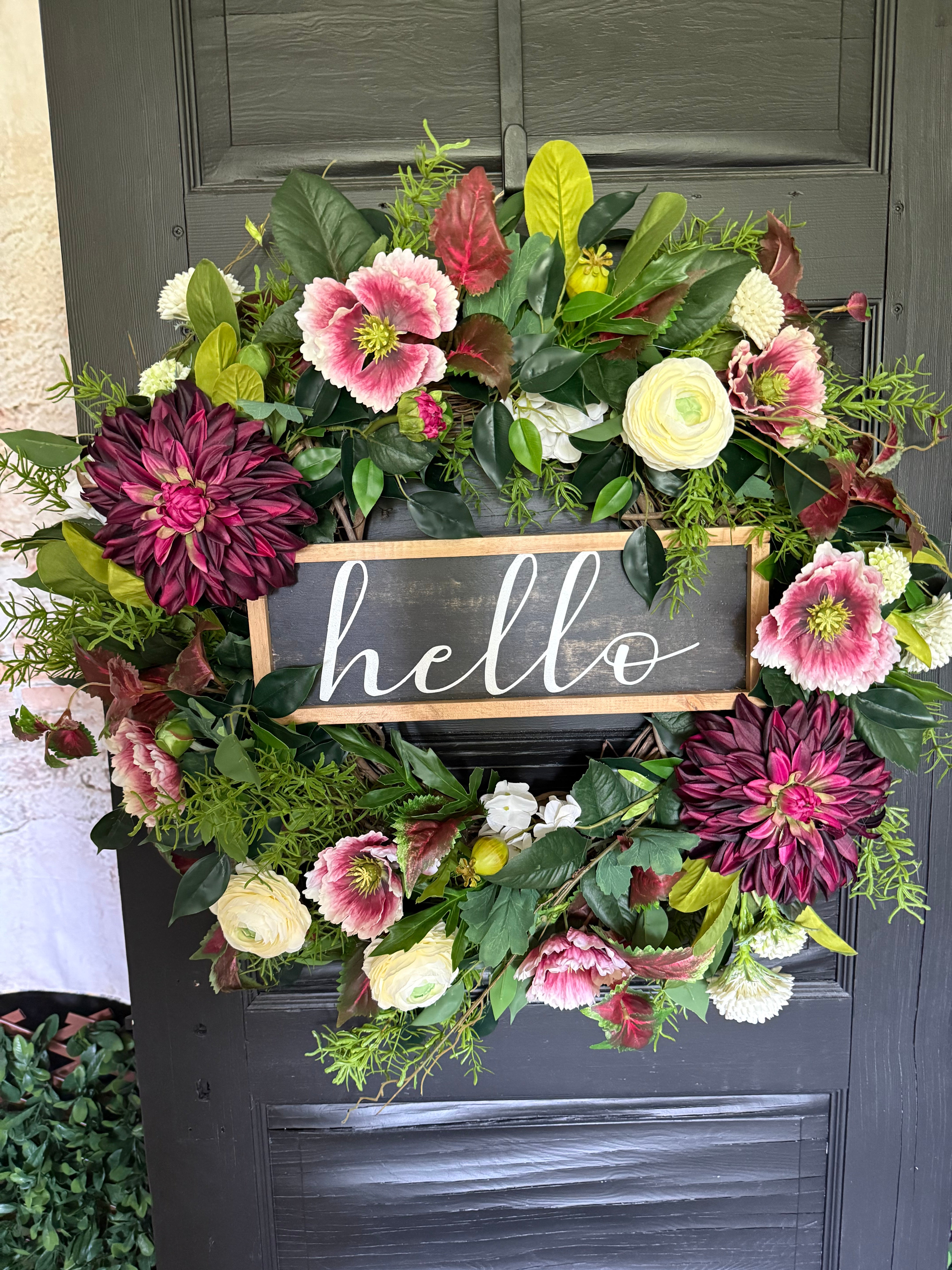 Hello Wreath