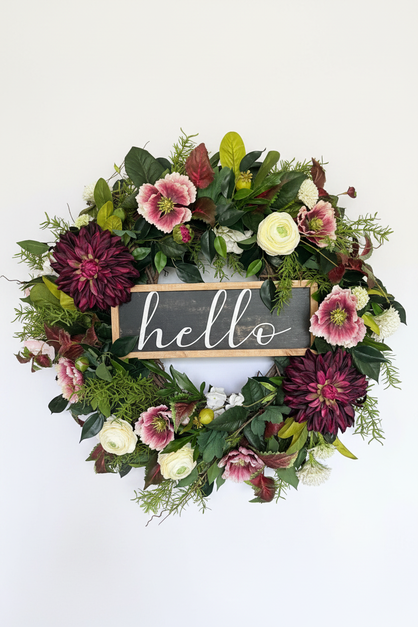 Hello Wreath