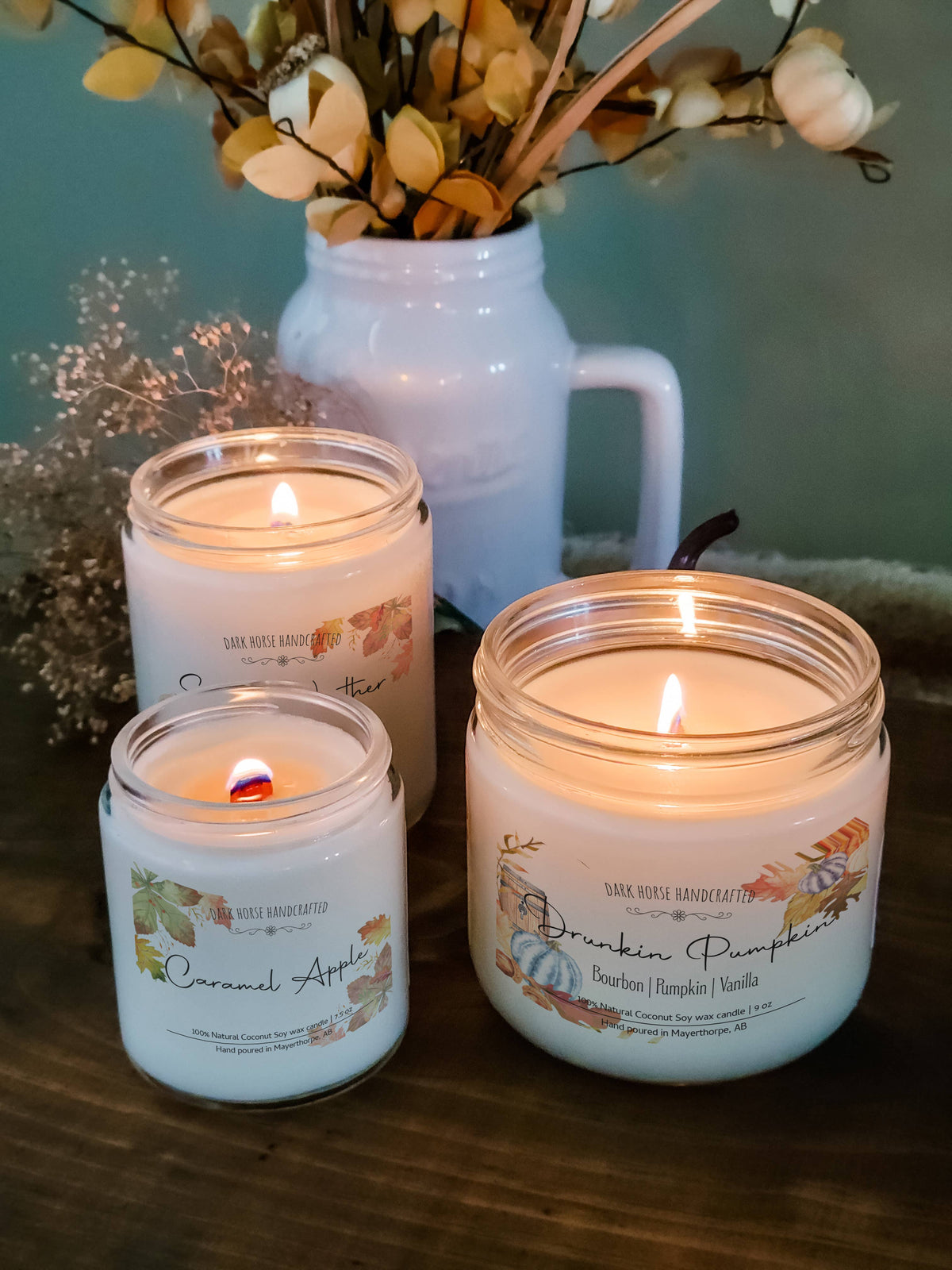 Caramel Apples - Fall Season, Scented Coconut Soy Candle