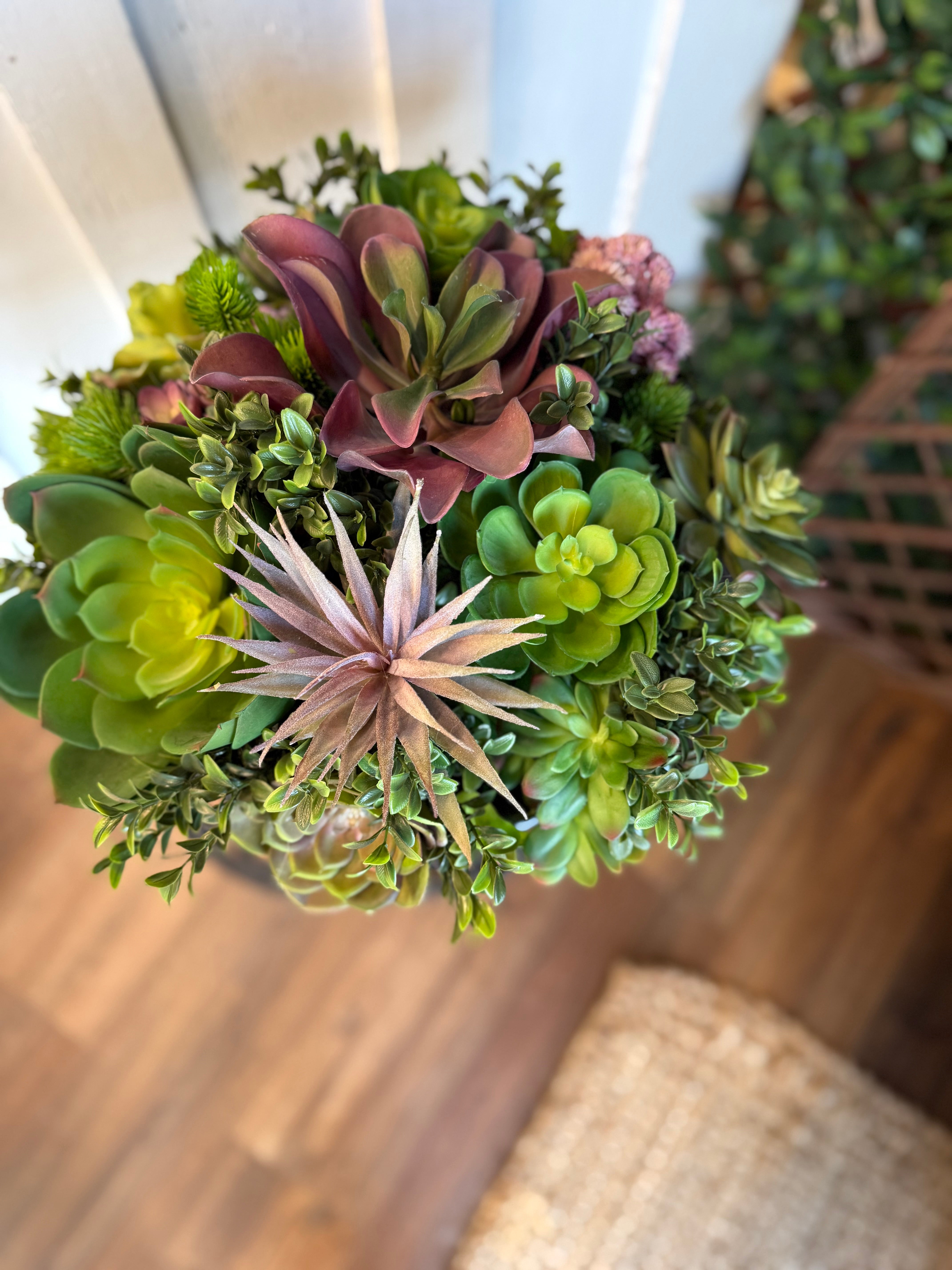 Purple Succulent Arrangement