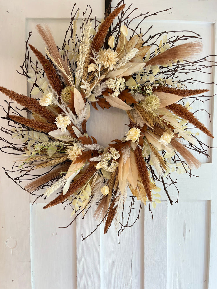 Rust harvest wreath