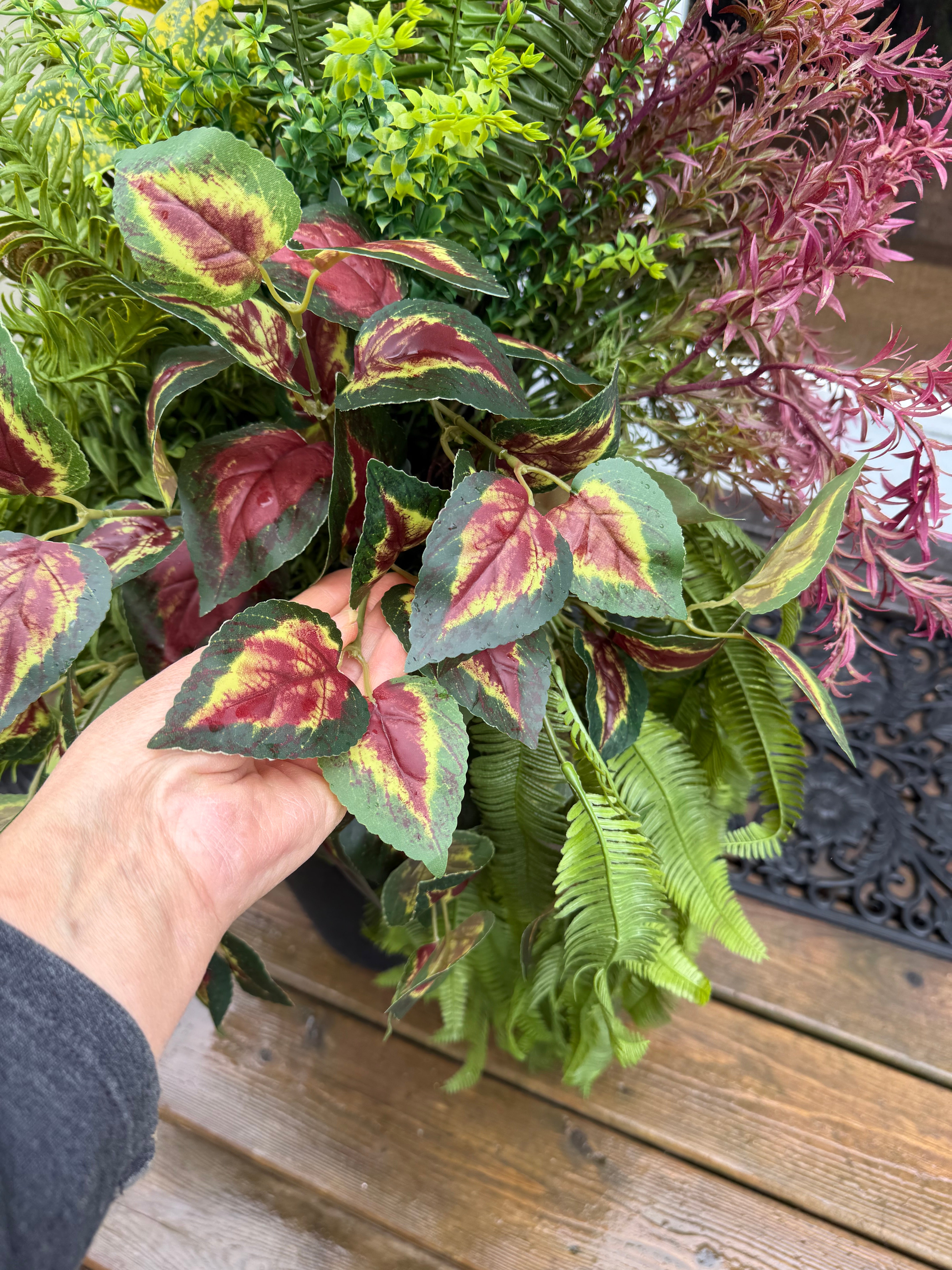 Foliage drop in
