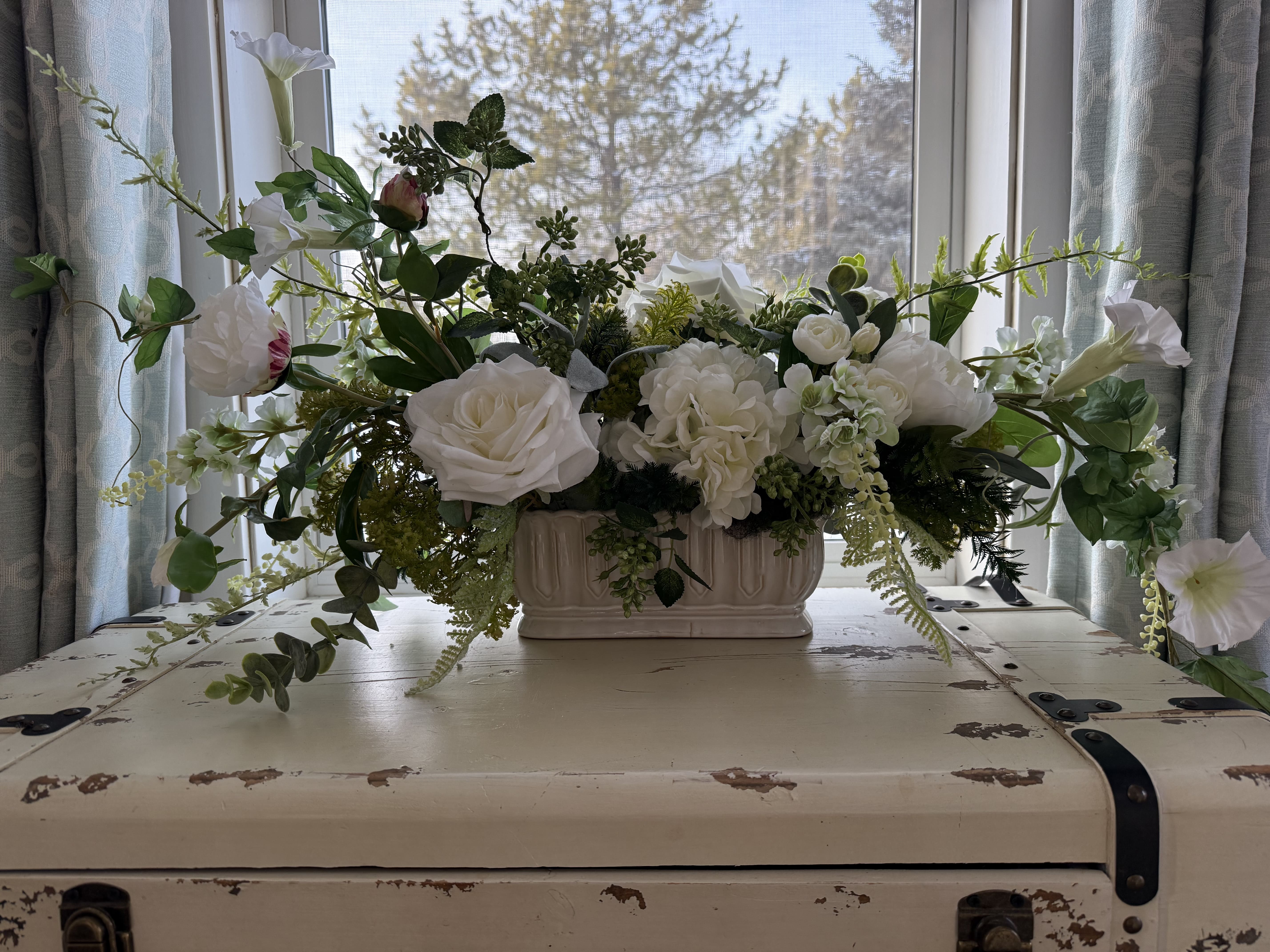 Whimsical White Arrangement