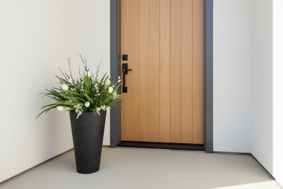 White Tulip Planter Insert