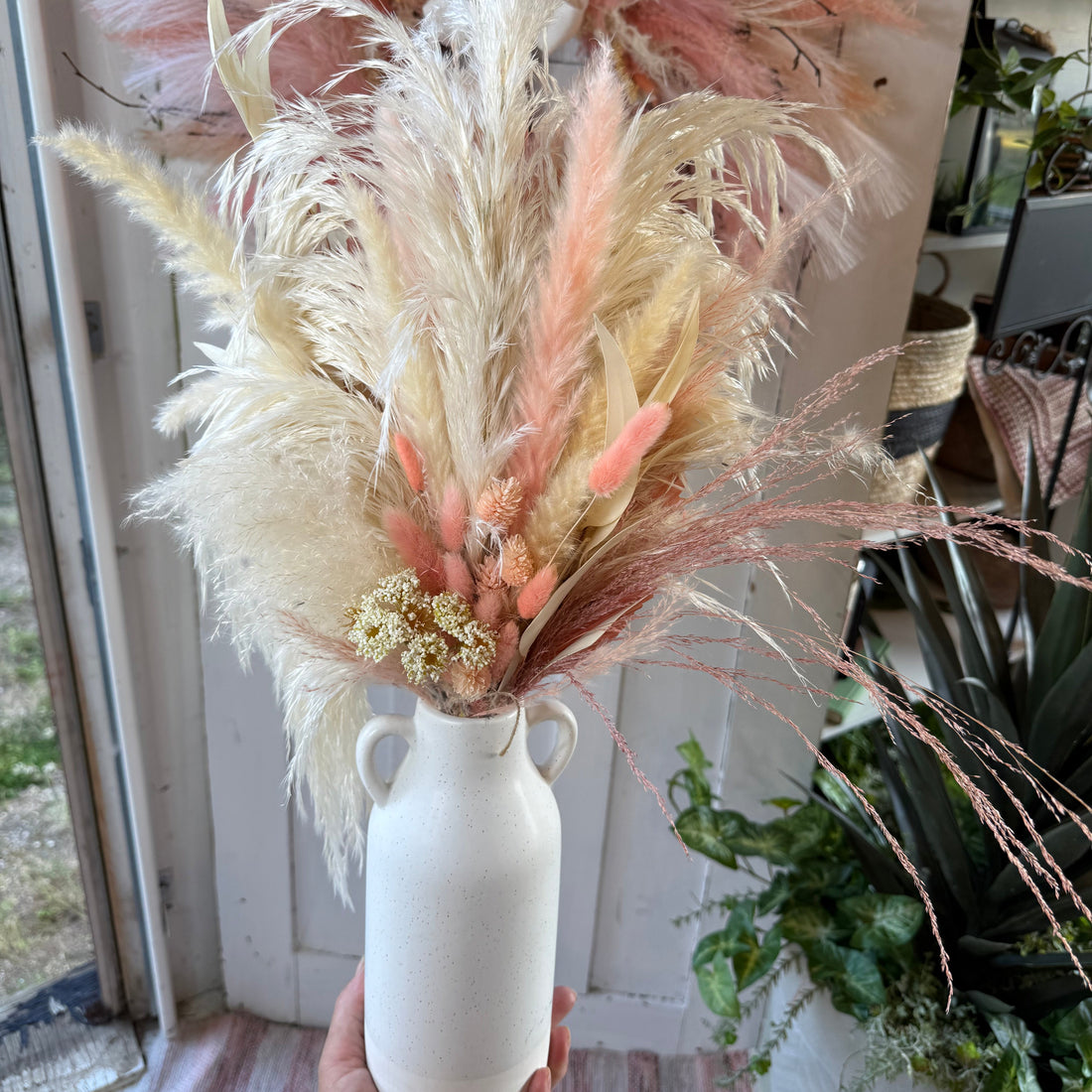 Pink Boho Vase Arrangement