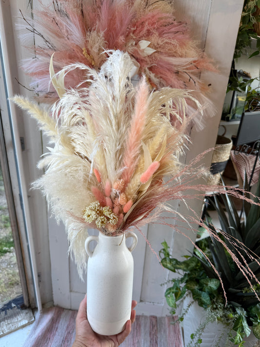 Pink Boho Vase Arrangement