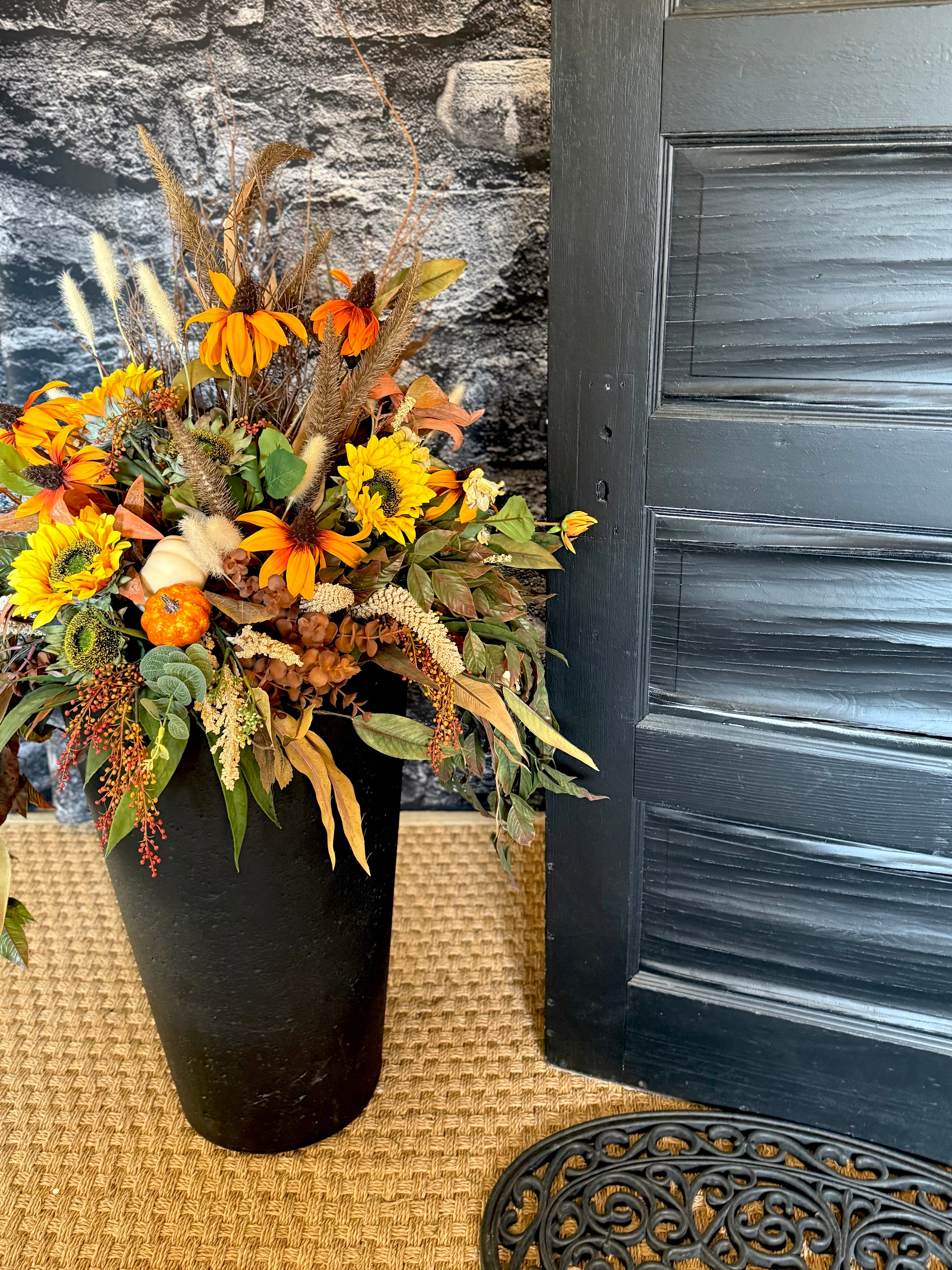 Sunflower Drop in Planter
