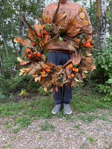 Harvest Glow Botanical Wreath