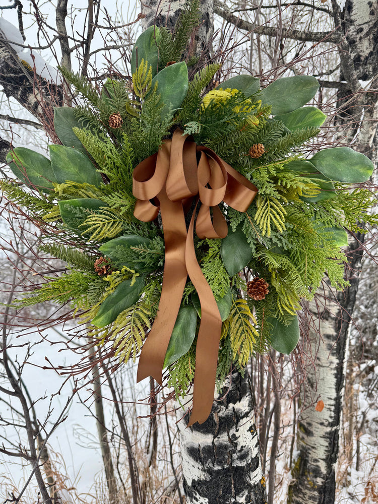 Chocolate Winter Wreath
