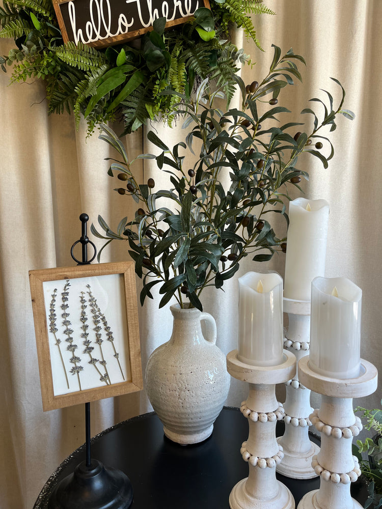 Olive modern farmhouse vase arrangement