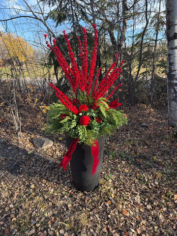 Red Berry Planter Insert