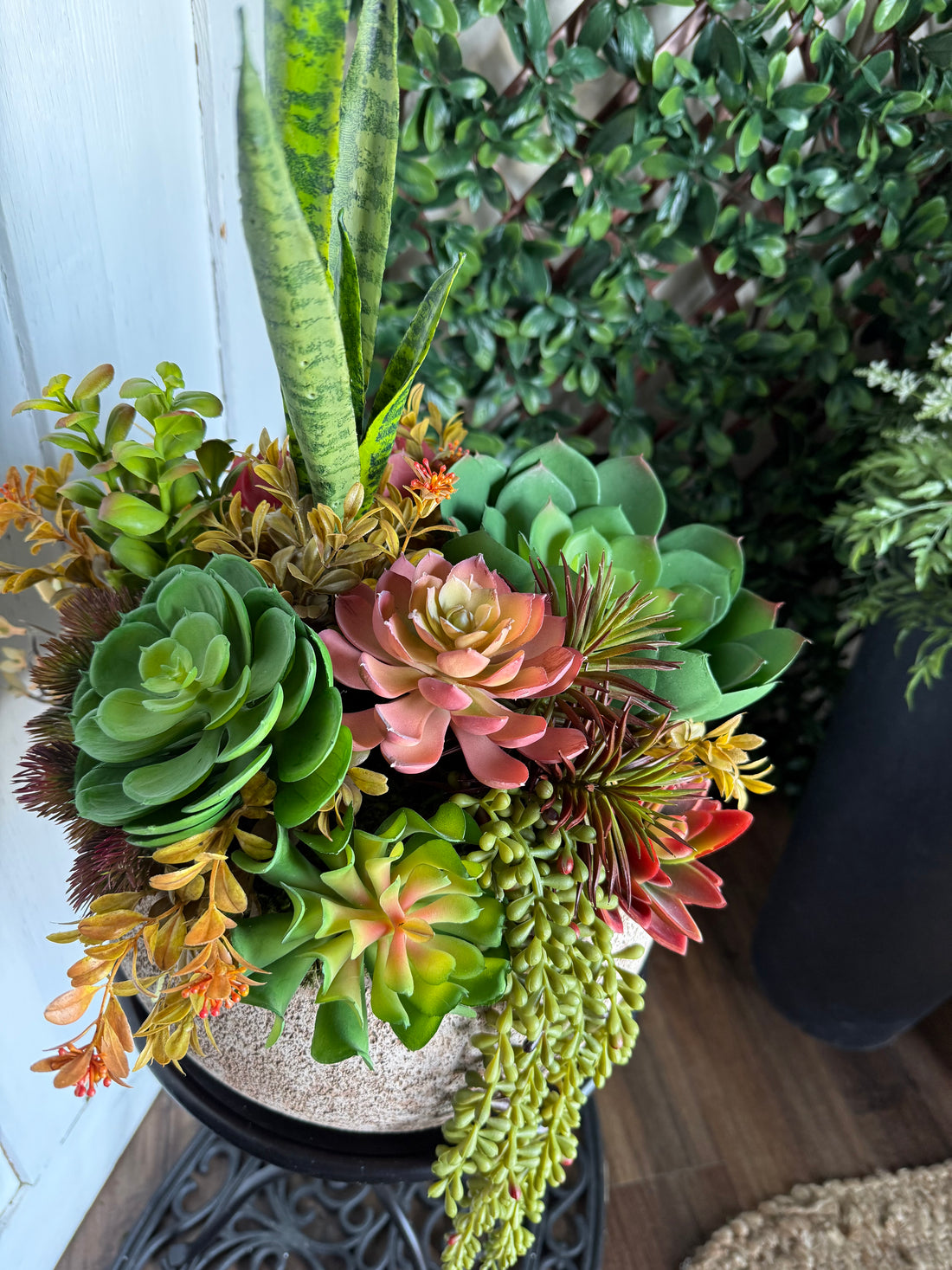 Succulent Table Arrangement