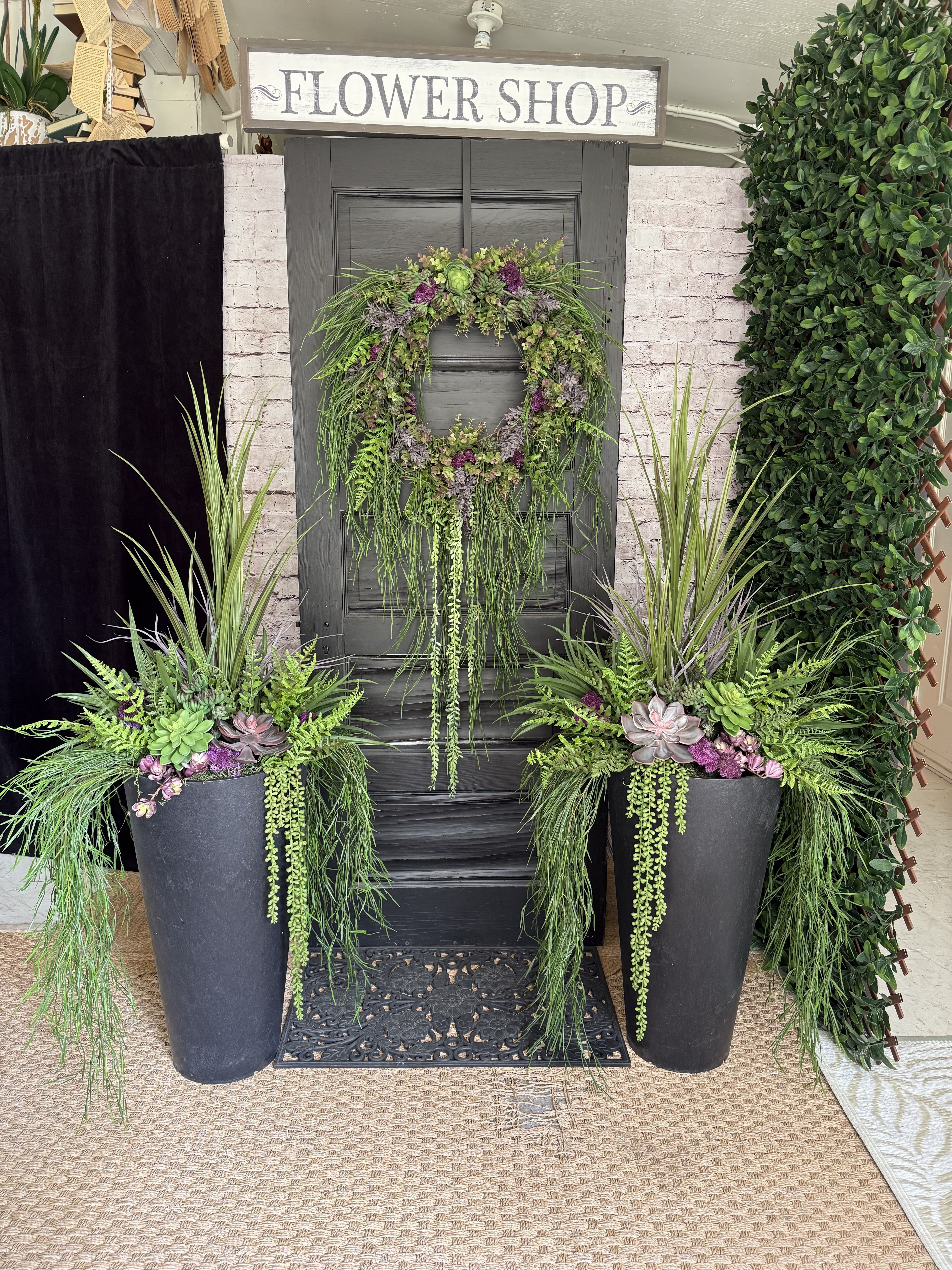 Tear Drop Succulent Wreath