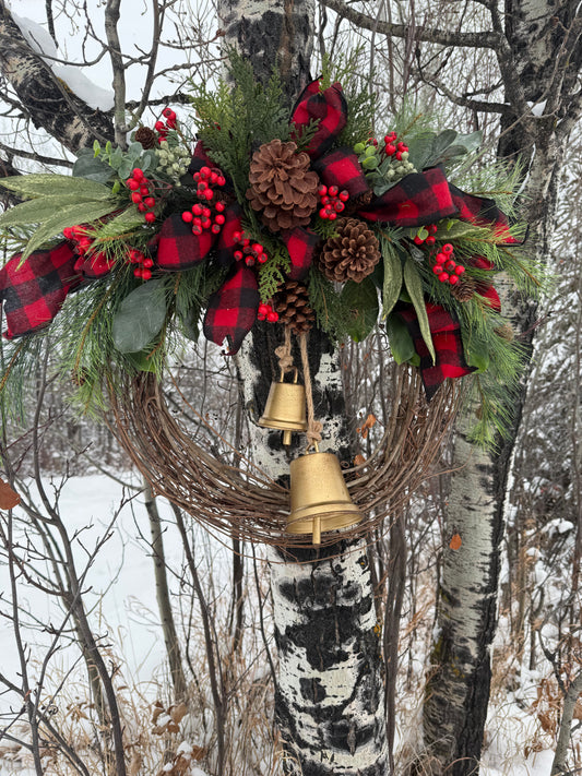 Farmhouse Bell Wreath