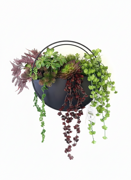 Modern Succulent Wall Hanging