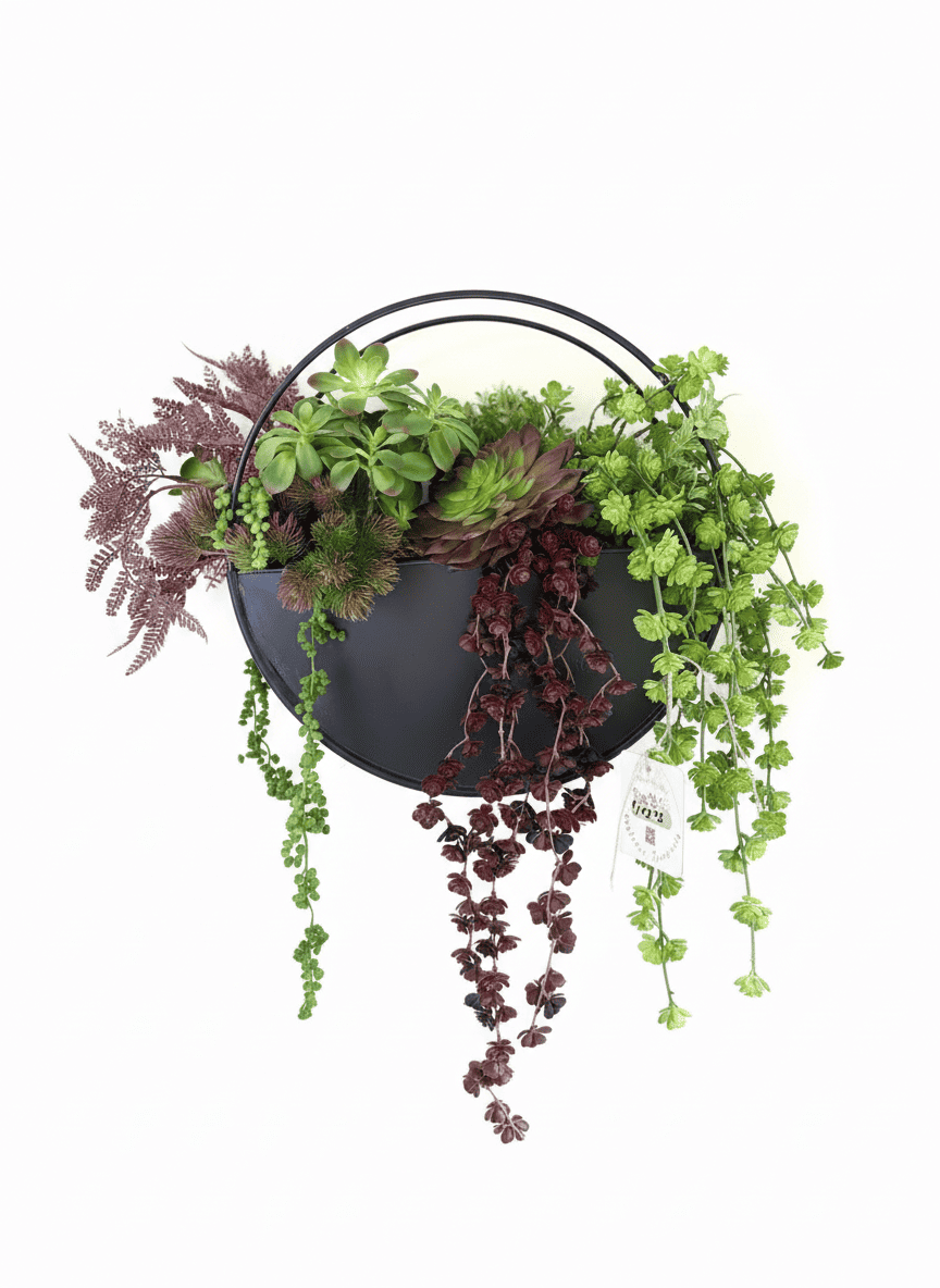 Modern Succulent Wall Hanging