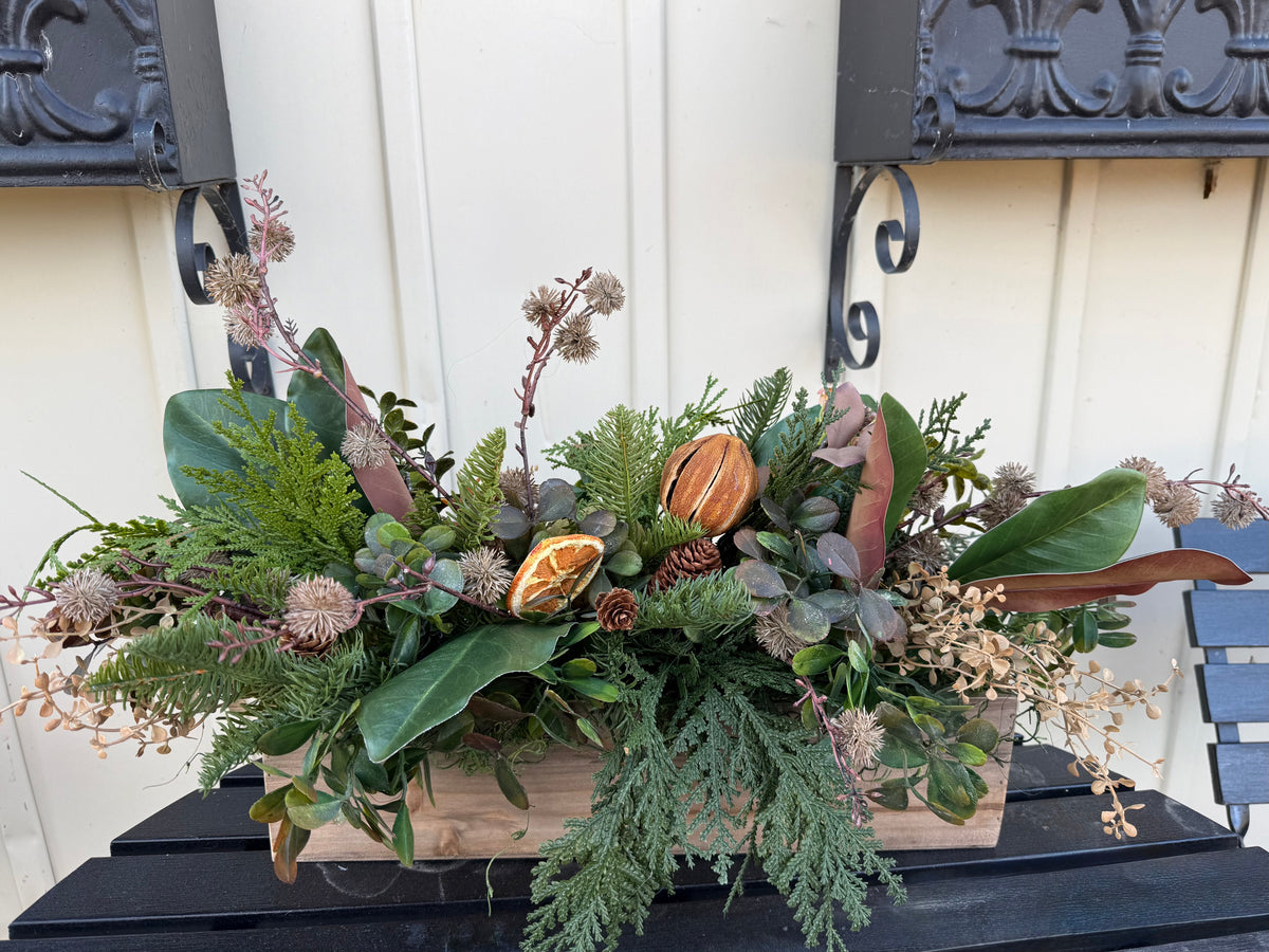 Orange and Cinnamon Table Centrepiece