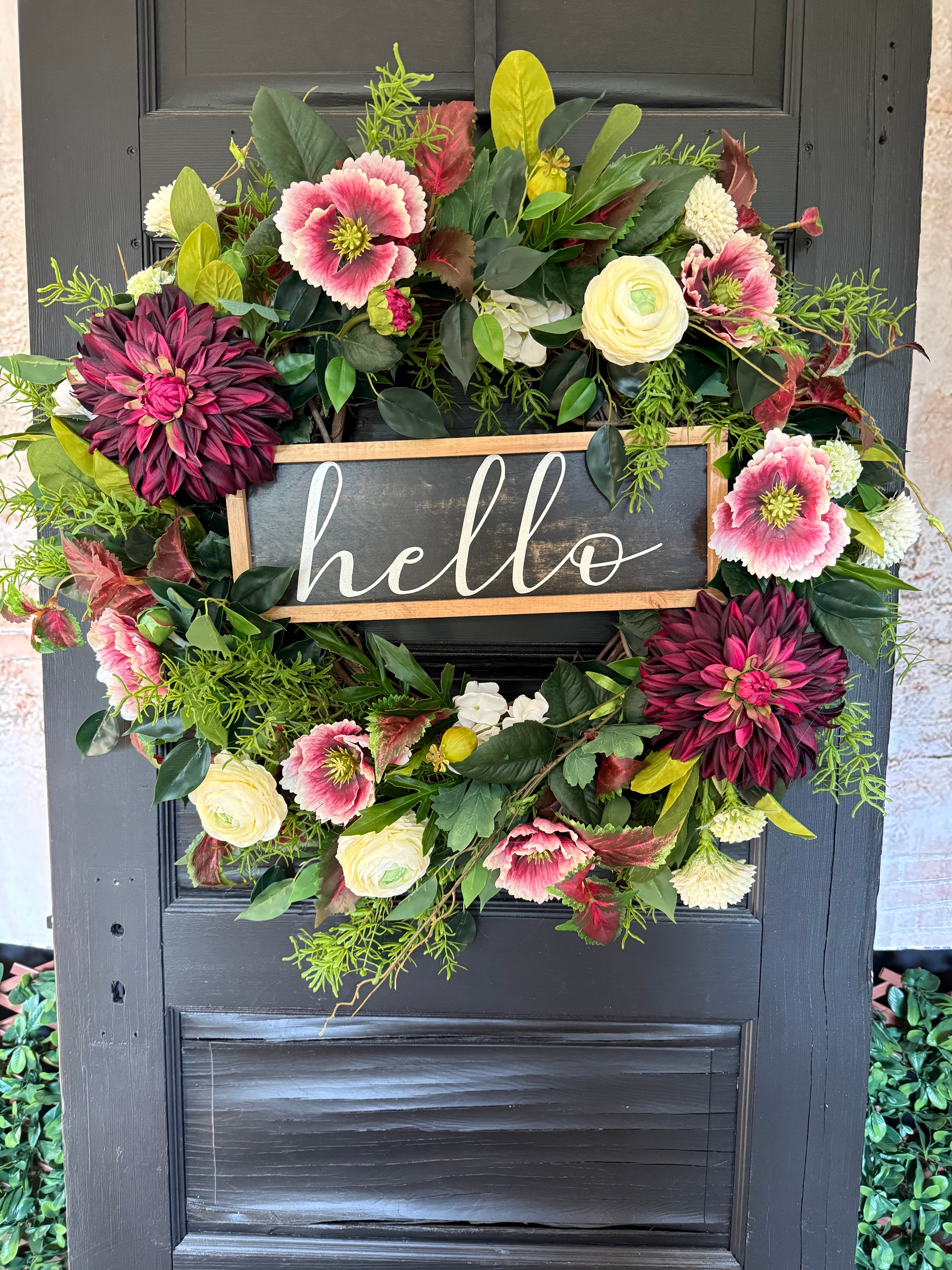 Hello Wreath