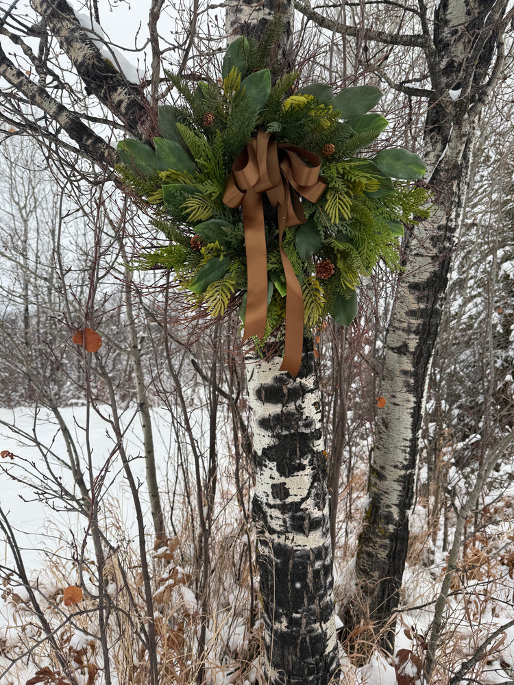 Chocolate Winter Wreath