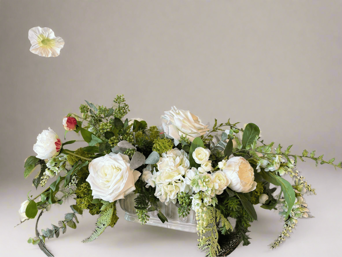 Whimsical White Arrangement