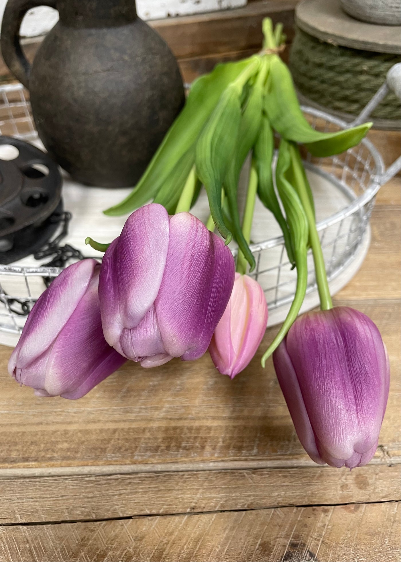Light Purple 18” Fresh Touch Tulip Bundle