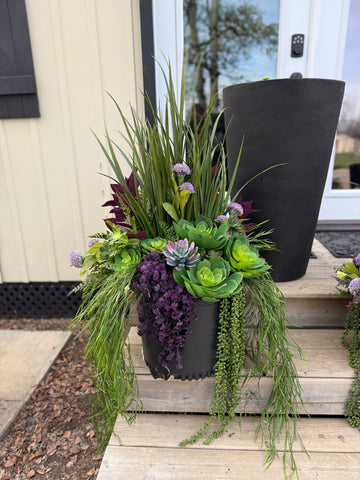 Large Artificial Succulent Planter Insert