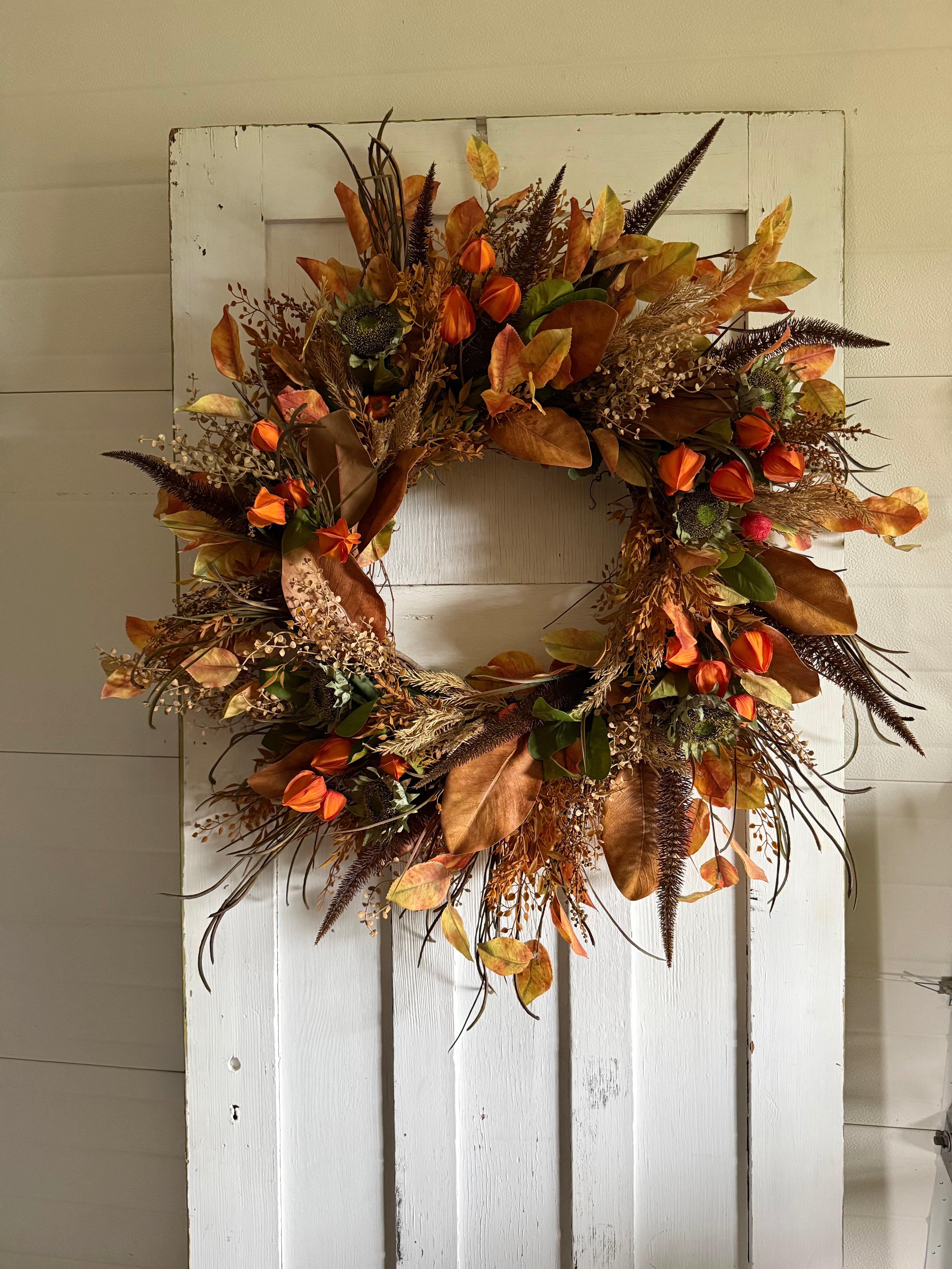 Harvest Glow Botanical Wreath